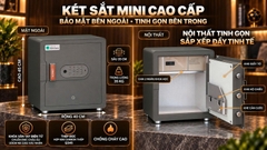 Két sắt thông minh thép đúc đặc Xiaomi CRMCR 45MS - Khóa vân tay điện tử định danh người mở