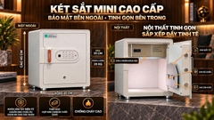 Két sắt thông minh thép đúc đặc Xiaomi CRMCR 45MS - Khóa vân tay điện tử định danh người mở