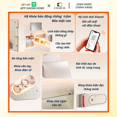 Két Sắt Xiaomi CRMCR Mini Thông Minh 30MS Kết Nối App Điện Thoại