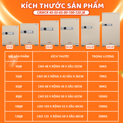 Két Sắt Xiaomi CRMCR 80JBW, Ngăn bảo quản đồng hồ cơ, Kết Nối APP Xiaomi Home