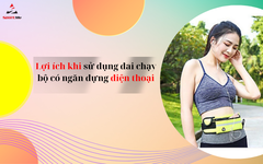 Lợi ích khi sử dụng đai chạy bộ có ngăn đựng điện thoại