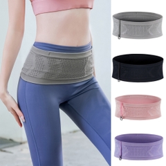 Túi đeo thắt lưng chạy bộ Polato chất liệu vải dệt kim thoáng khí, thiết kế thời trang sang trọng