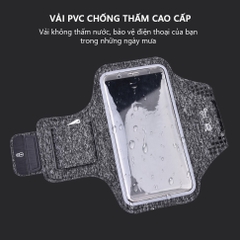 Bao Đeo Tay Điện Thoại Chạy Bộ Thể Dục Siêu Mỏng Nhẹ