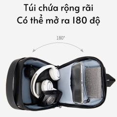 Túi Đeo Chéo Nam Chống Trộm Có Khóa Mật Khẩu Đa Năng Chống Nước