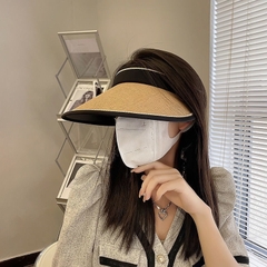 Mũ Cói Rộng Vành Chống Tia UV HEELN KIMA NSKL Chống Nắng