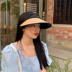 Mũ Chống Nắng Nữa Đầu Rộng Vành - Mũ Cói Thời Trang Chống UV HotTrend
