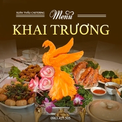 Menu Khai trương