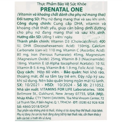 Thực phẩm bảo vệ sức khỏe Prenatal One Vitamins For Life