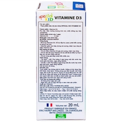 Siro Special Kid Vitamine D3 phát triển xương và răng ở trẻ