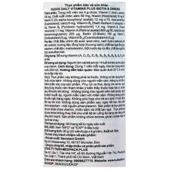 Viên sủi Kudos Daily Vitamins Plus hương cam giúp bổ sung vitamin cho cơ thể