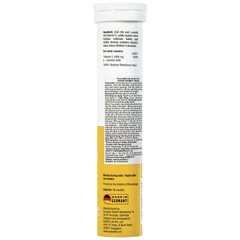 Viên sủi Kudos Vitamin C 1000mg hương chanh giúp bổ sung vitamin C cho cơ thể