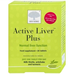 Viên uống Active Liver Plus New Nordic hỗ trợ tăng cường chức năng gan