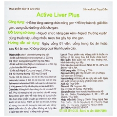 Viên uống Active Liver Plus New Nordic hỗ trợ tăng cường chức năng gan