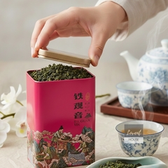Trà Oolong Thiết Quan Âm Cổ Họa Thanh Sắc hộp thiếc 100g