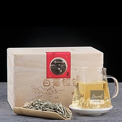 Bạch Hào Ngân Châm Vân Nam 500g Trà Búp Trắng Thượng Hạng Hộp Gỗ Quà Tặng