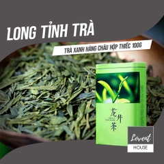 Trà Long Tỉnh Hàng Châu - Hộp Thiếc 100g Thập Đại Danh Trà Trung Hoa