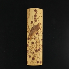 Cung Nhãn Trà Khắc Tay Tre Tương Phi – Chim Ưng Hồng Quả