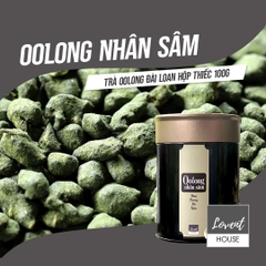 Oolong Đông Phương Mỹ Nhân Đài Loan Lục Sắc - Lan Quý Nhân - 100g Hộp Thiết cao cấp