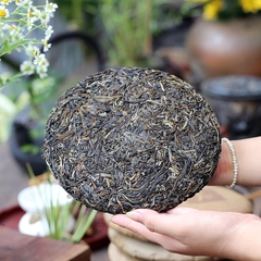 BĂNG ĐẢO PHỔ NHĨ SINH TRÀ (Phổ Nhĩ Sống) - Bánh 375g - cây trà cổ thụ 150 năm, thuần thủ công