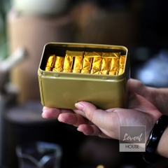 Trà Phổ Nhĩ Chín Tiểu Kim Chuyên 20 năm - Hộp Thiếc 250g - Trà lâu năm, vị dịu sâu