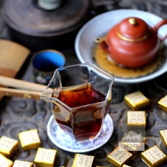 Trà Phổ Nhĩ Chín Tiểu Kim Chuyên 20 năm - Hộp Thiếc 250g - Trà lâu năm, vị dịu sâu