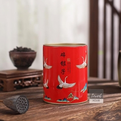 Phổ Nhĩ Chín Bạc Vỡ Toái Ngân Tử Hộp Thiếc Thanh Hạc 50g