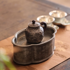Khay Trà Thiếc Vọng Nhạc Hải Đường