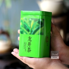 Trà Long Tỉnh Hàng Châu - Hộp Thiếc 100g Thập Đại Danh Trà Trung Hoa