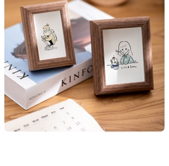 Khung ảnh gỗ mini mặt kính kích thước 5,6,7,8,10inch làm quà tặng