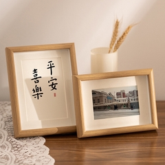 Khung ảnh gỗ mini mặt kính kích thước 5,6,7,8,10inch làm quà tặng