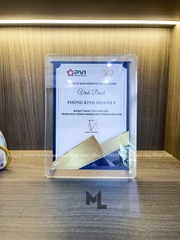 Khung ảnh bằng khen mica A5 bo góc