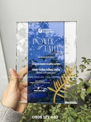 Cúp Pha Lê Cao Cấp Kích Thước A5 (15x20cm) - Có hộp đựng PL18