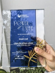 Cúp Pha Lê Cao Cấp Kích Thước A5 (15x20cm) - Có hộp đựng PL18