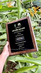 Khung Bằng Khen Gỗ  - Mica (Có hộp đựng màu đỏ)