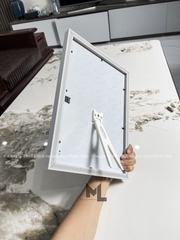 Khung bằng khen gỗ MDF màu trắng