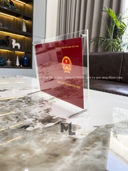 Khung bằng khen mica A4 góc vuông
