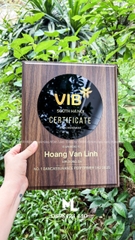 Bảng Vinh Danh Chất Liệu Gỗ, Hộp Đựng Màu Đỏ ML02