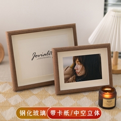 Khung ảnh gỗ mini mặt kính kích thước 5,6,7,8,10inch làm quà tặng
