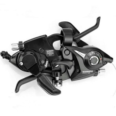 Tay đề xe đạp bấm xả shimano 3x7