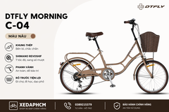 Xe Đạp mini DTFLY MORNING C-04 / phù hợp nữ 1m45-1m65