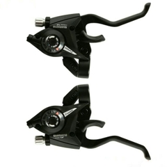 Tay đề xe đạp bấm xả shimano 3x7