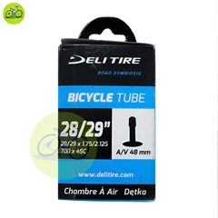 Ruột Xe Đạp Deli Tire 700c Van Nhỏ FV/Van Lớn AV- Kích Thước 29 inch