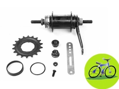 Đùm sau xe đạp fix-single 32,36 lỗ căm cấu tạo đạp ngược là thắng