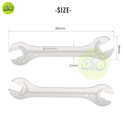 Cờ lê trục xe đạp 13 14 15 16 công cụ tháo lắp và sửa chữa côn trục bi giữa Toopre