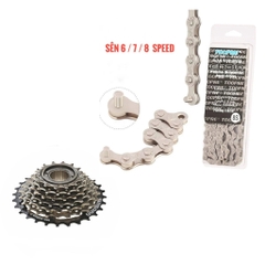 [HCM] Líp 6 7 tầng Shimano MF TZ500- 6 / 7 vặn 14T - 28T / 34T cho xe đạp