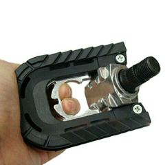 Pedan bàn đạp xe đạp gấp xếp nhôm đa năng gọn nhẹ