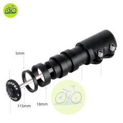 Bộ nâng cao ghi đông xe đạp Nối cổ xe đạp Toopre Tăng Cổ tay lái lên 124mm/138mm