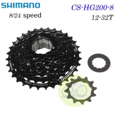 Líp thả xe đạp thể thao Shimano 8 tầng CS-HG200 12-32T