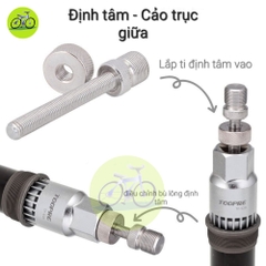 [HCM]Cảo trục giữa xe đạp cốt vuông bạc đạn và ti định tâm Toopre chinh hãng