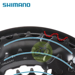 Đùi Dĩa Xe Đạp Thể Thao Nhôm Shimano FC-TY301 trước 3 tầng 42/48T